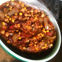 Grandma's Slow Cooker Vegetarian Chili Recipe | Allrecipes image