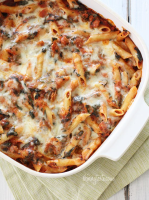 Baked Pasta with Sausage and Spinach - Skinnytaste image