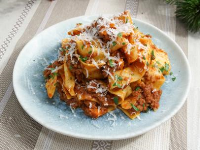 Fresh Pasta with 20 Minute Sausage and Beef Bolognese ... image