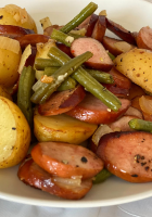 Sausage Green Bean Potato Casserole | 100K Recipes image