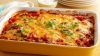 Vegetarian Enchilada Bake Recipe: How to Make It image