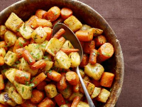 Roasted Celery Root and Carrots Recipe | Food Network ... image