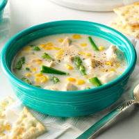 Chicken, Asparagus & Corn Chowder Recipe: How to Make It image