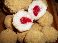 Coconut Cherry Balls | Just A Pinch Recipes image