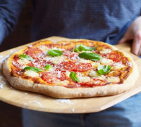 Vegan pizza Margherita recipe | BBC Good Food image