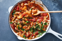Shrimp and White Beans With Fennel and Pancetta Recipe ... image