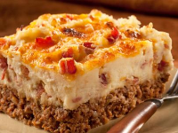 Cowboy Meatloaf and Potato Casserole Recipe | Food Netwo… image