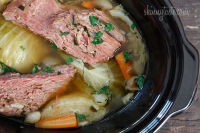 Crock Pot Corned Beef and Cabbage Recipe | Easy Corned ... image