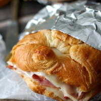 Hot Ham & Swiss Croissants, melty, cheesy perfection! image