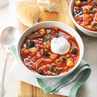 Leek, pea & watercress soup recipe | BBC Good Food image