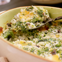 Broccoli, Cheese, and Rice Casserole Recipe | MyRecipes image
