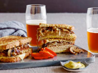Turkey Burger Patty Melts Recipe | Guy Fieri | Food Network image