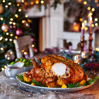 Christmas turkey recipes: Brined and buttered roast turkey image