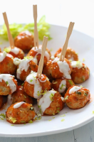 Buffalo Chicken Meatballs - Delicious Healthy Recipes Mad… image