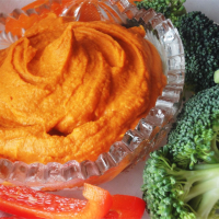 Spiced Sweet Roasted Red Pepper Hummus | Allrecipes image