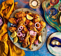 Chicken drumsticks with cashew nuts & turmeric recipe ... image