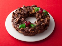 Five-Minute Fudge Wreath Recipe | Rachael Ray | Food Network image