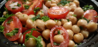 Chickpea Salad with Red Onion and Tomato Recipe | Allrecipes image