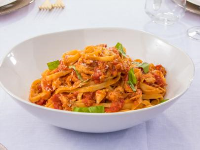 Crab and Cherry Tomato Fettuccine Recipe | Giada De ... image