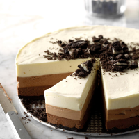 Triple Chocolate Mousse Torte Recipe: How to Make It image