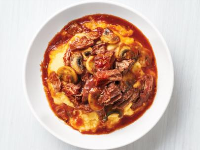 Slow-Cooker Beef and Polenta Recipe - Food Network image