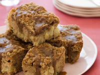 Apple Coffee Cake with Crumble Topping and Brown Sugar Glaze image