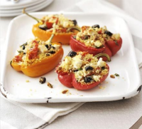 Mediterranean stuffed peppers recipe | BBC Good Food image