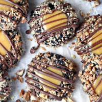 Turtle Thumbprint Cookies — Let's Dish Recipes image