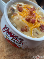 Cheesy Crockpot Potato Soup – Life with Janet image