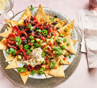 Smoky veggie nachos recipe | BBC Good Food image