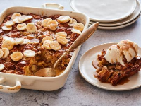 Bananas Foster Bread Pudding Recipe - Food Network image