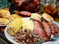 Baked Picnic Ham Recipe : Taste of Southern image