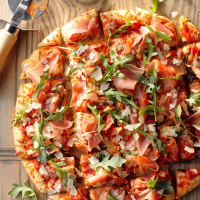 Arugula Pizza Recipe: How to Make It - Taste of Home image