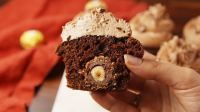 Best Ferrero Rocher Stuffed Cupcake Recipe - How to Mak… image