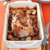 Roast Pork and Potatoes Recipe: How to Make It image