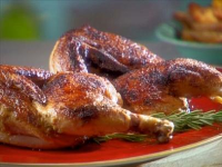Roasted Halved Chicken with Garlic-Herb Paste Recipe ... image