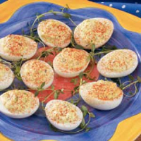 Deviled Ham Stuffed Eggs Recipe: How to Make It image