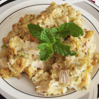 CHICKEN AND DRESSING CASSEROLE WITH GRAVY RECIPES