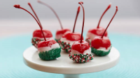 Boozy Christmas Cherry Bombs Recipe - Tablespoon.com image