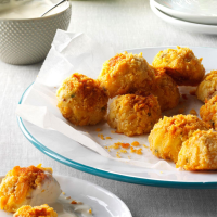 Bacon-Cheddar Potato Croquettes Recipe: How to Make It image