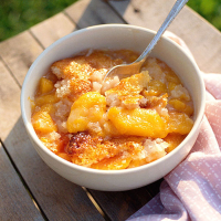 Fresh Peach Cobbler Recipe | Southern Living image
