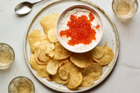 Caviar Sour Cream Dip With Potato Chips Recipe - NYT Coo… image