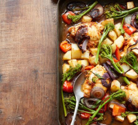 Roast chicken traybake recipe | BBC Good Food image