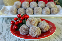Aunt Mildred's Whiskey Balls | Just A Pinch Recipes image