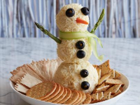 Snowman Cheese Ball Recipe | Food Network Kitchen | Food ... image