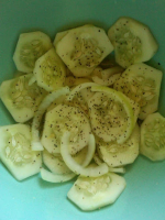 Cucumbers & Onions in Vinegar | Just A Pinch Recipes image