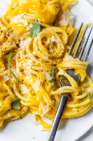Spaghetti with Butternut Squash Parmesan Sauce - Skinnytaste image