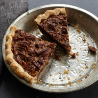 Chocolate Pecan Pie with Bourbon Recipe | Food & Wine image