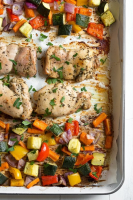Sheet Pan Italian Chicken and Veggie Dinner - Skinnytaste image