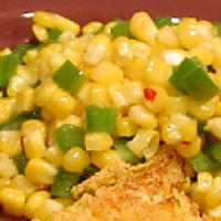 Sauteed Corn and Green Peppers Recipe | Food Network image